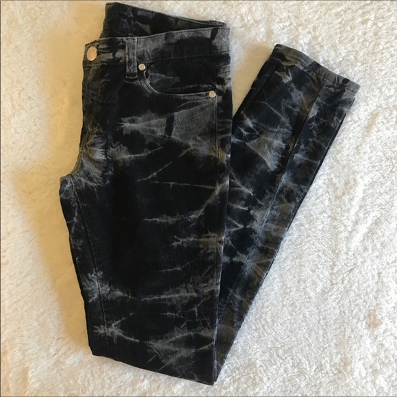 V.I.P. Tie Dye Skinny Corduroys - Picture 3 of 4